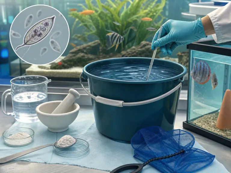 Comment préparer un bain antiparasitaire au Métronidazole ?