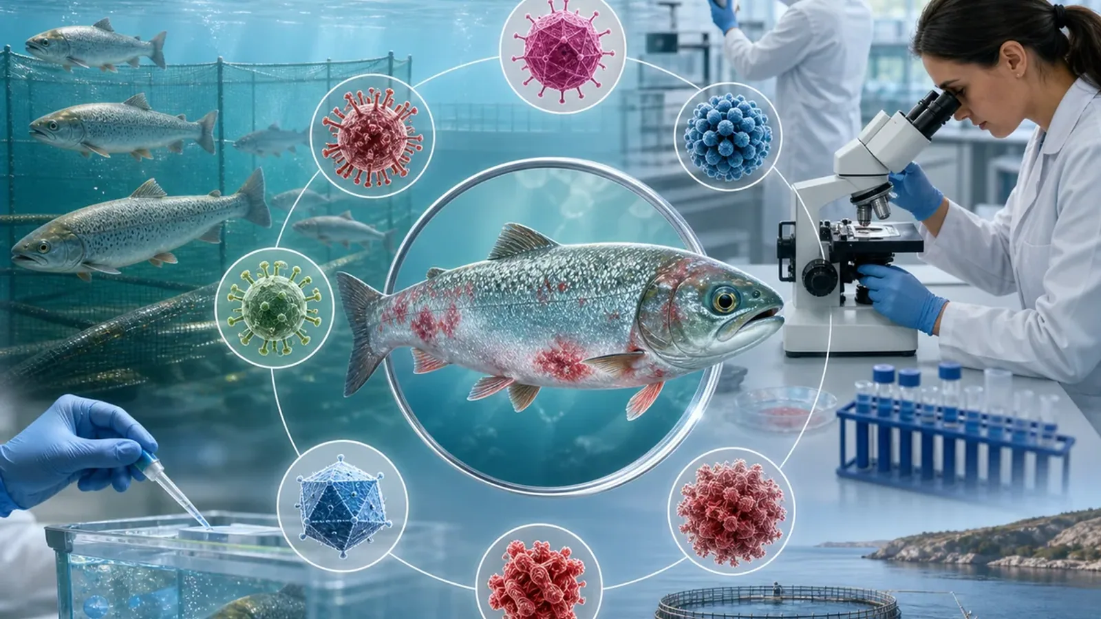 Quels sont les principaux virus pathogènes des poissons ?
