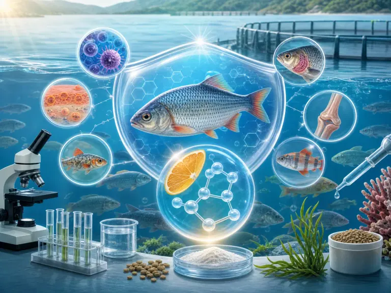 Quels rôles joue la vitamine C chez les poissons ?