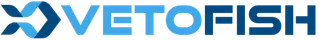 Logo horizontal Vetofish créé en 2019