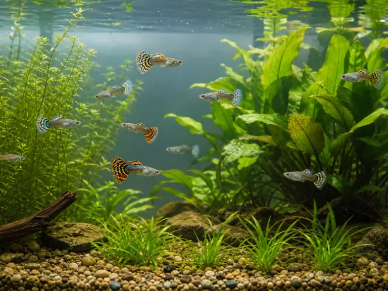 Guppys : plusieurs plantes peuvent-elles améliorer le bien-être ?