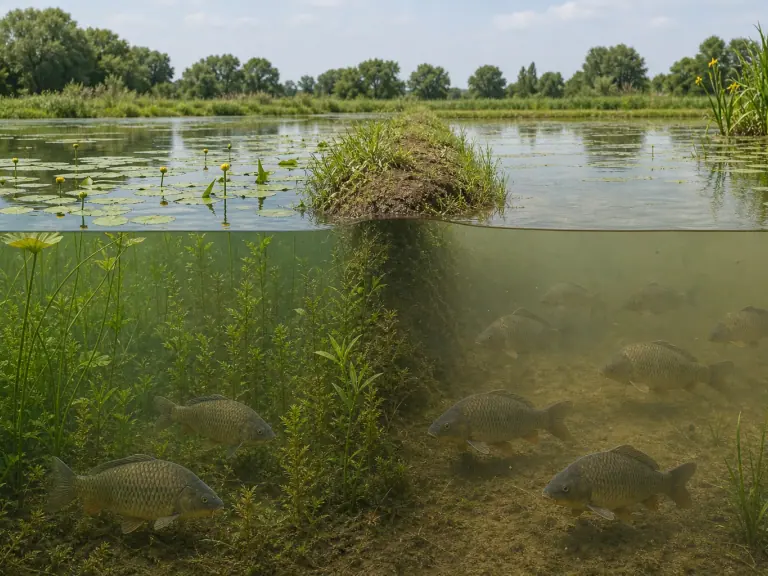 Étangs de la Dombes : la densité de poissons compte