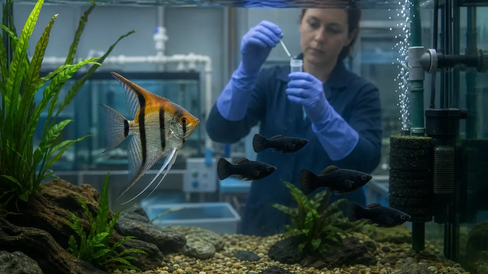 Mycobactéries en aquarium public : diagnostiquer sans surinterpréter
