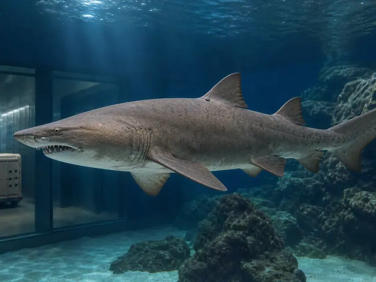 Requins-taureaux en aquarium : la traçabilité mise à l’épreuve