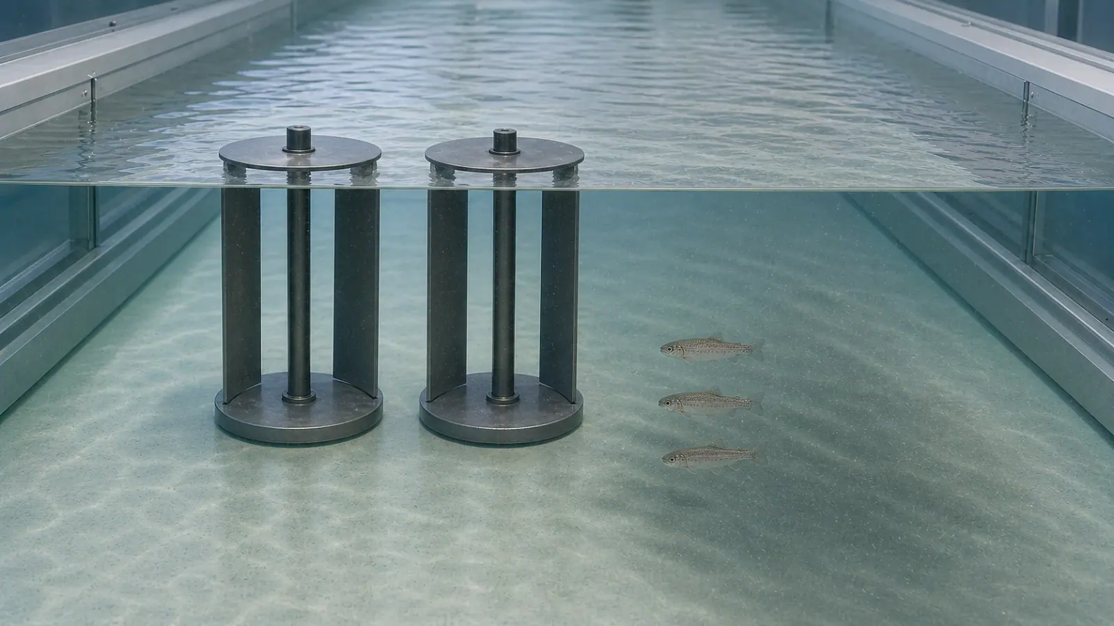 Turbines hydrocinétiques : comment réagissent les truites ?