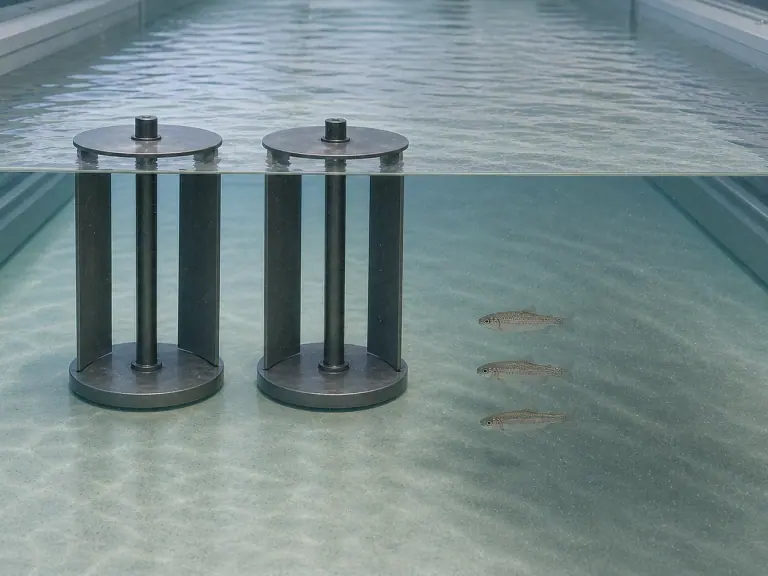 Turbines hydrocinétiques : comment réagissent les truites ?