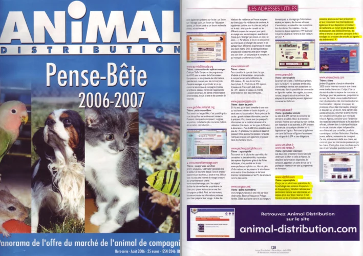 Animal Distribution - Pense-Bête 2006-2007 (hors série)