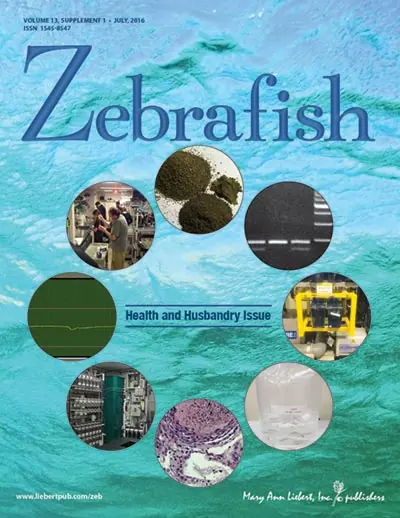 Couverture de la revue Zebrafish